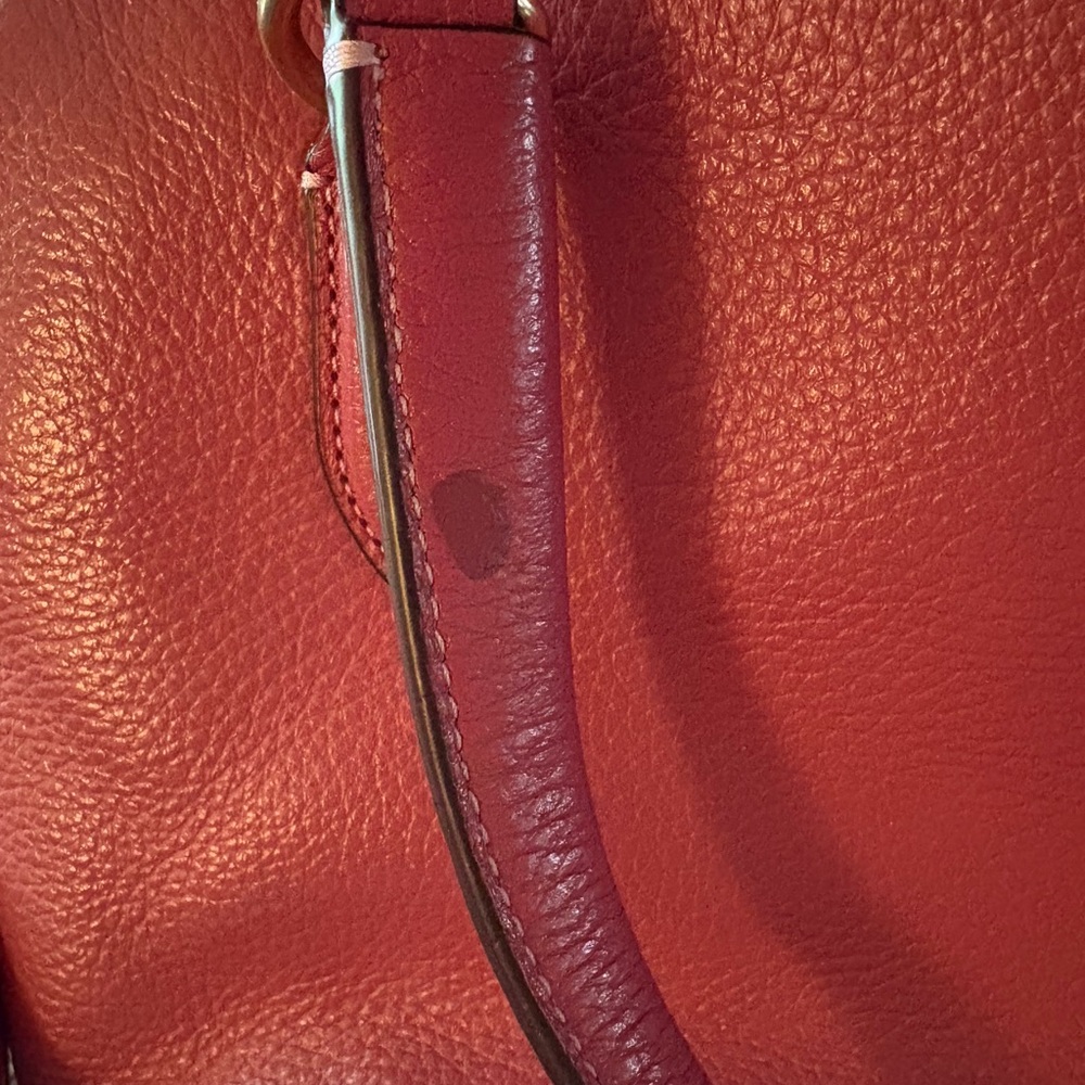 Coach Pink and Gold Crossbody Bag with Leather Finish - Picture 4 of 4